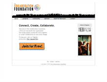 Tablet Screenshot of collaborationfoundation.org